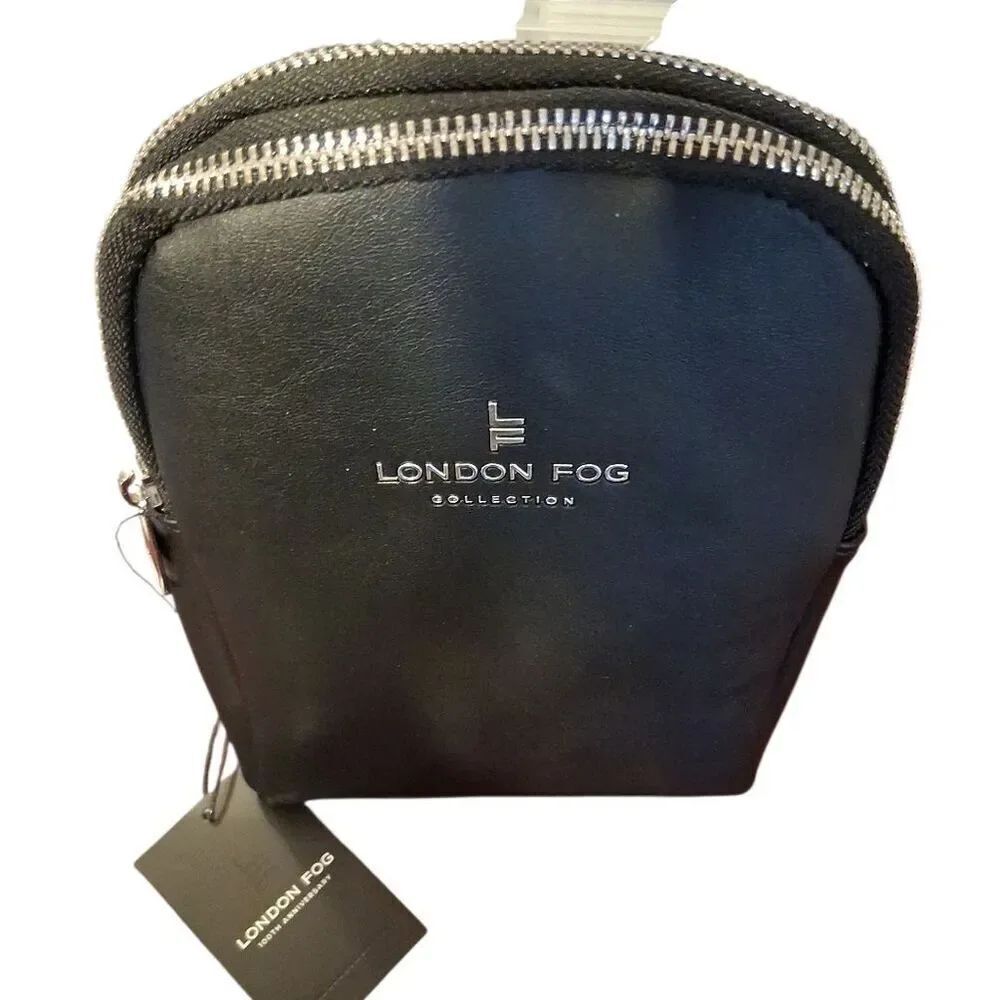 London Fog Janice Double Compartment Sling Bag Unisex New With Tags